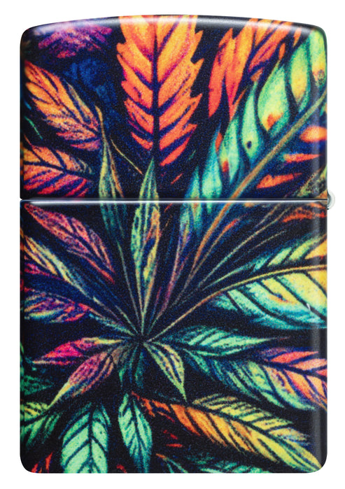Zippo Cannabis Camo, 540° Matte Lighter #46594