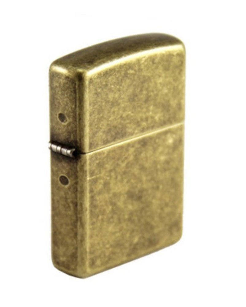 Zippo Rustic, Antique Brass Lighter #201FB