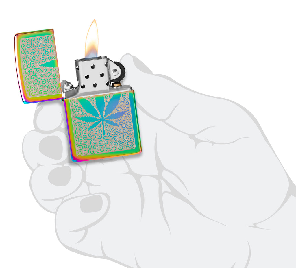 Zippo Cannabis, Multi Color Lighter #48925