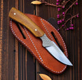 Handmade Rasp Tool Steel Cowboy Ranch Knife with Leather Sheath