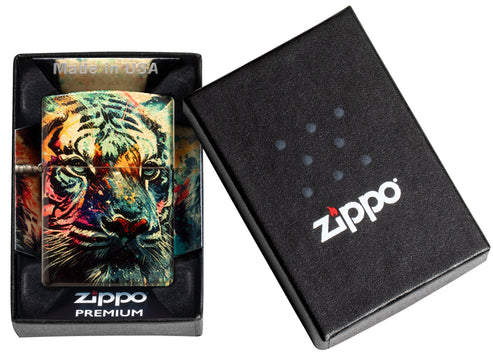 Zippo Painted Tiger, 540° Fusion Lighter #46145