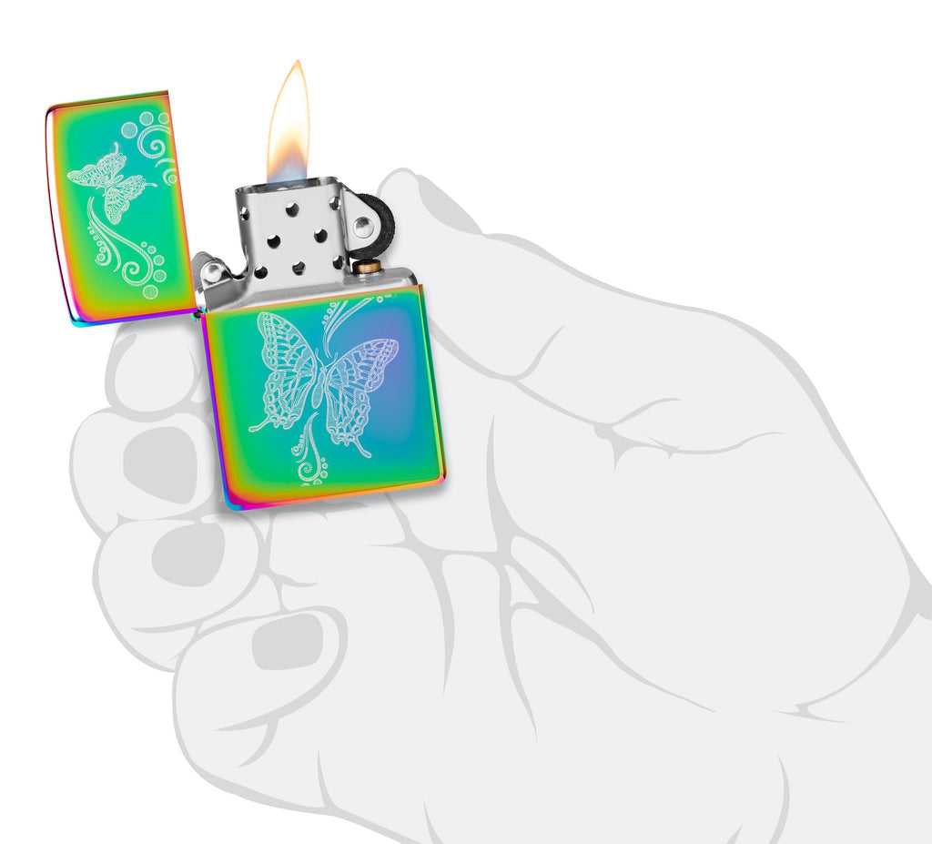 Zippo Butterfly, Multi Color Lighter #46125