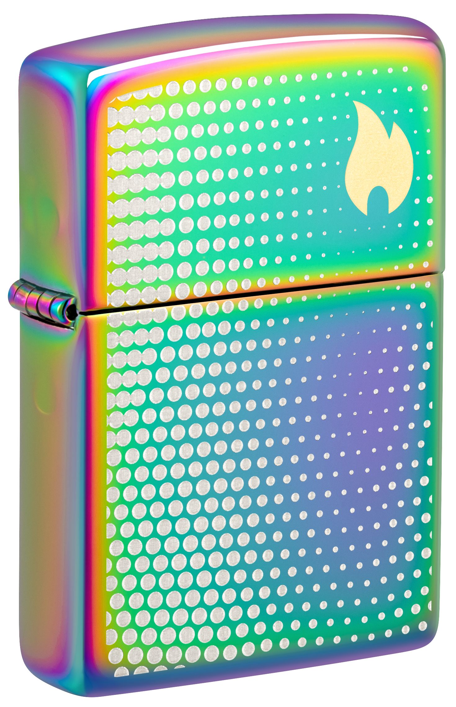 Zippo Dots and Flame, Multi Color Lighter #46569