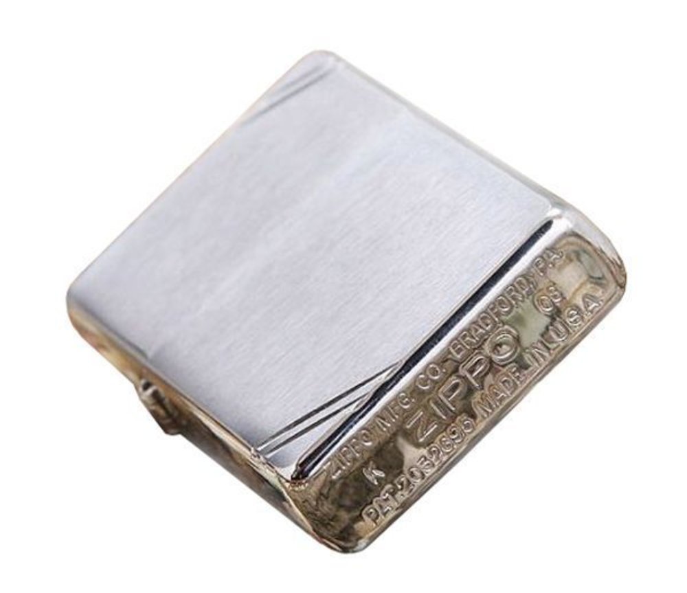 Zippo 1937 Replica w/ Slashes, Brushed Chrome Lighter #230