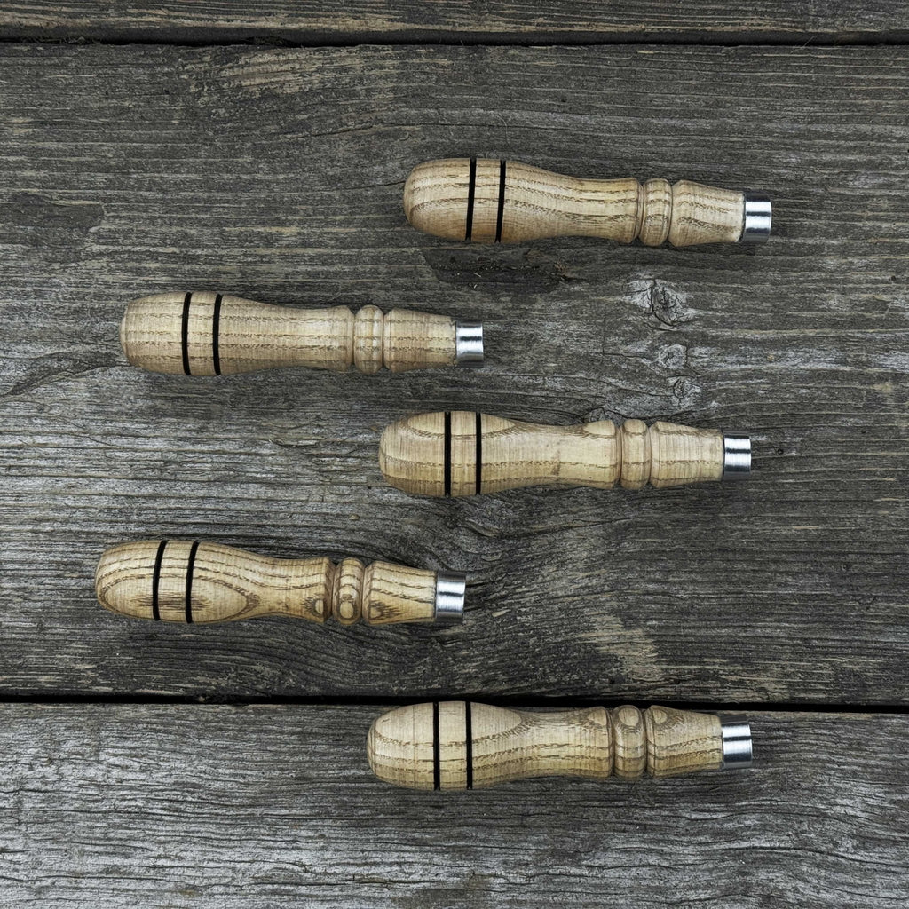 5-Piece Ash Handle Set with Rings