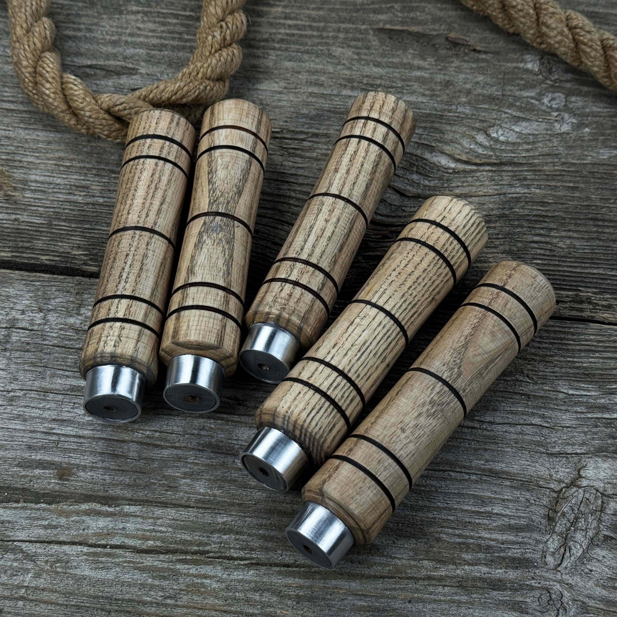 5-Piece Ash Wood Handle Set
