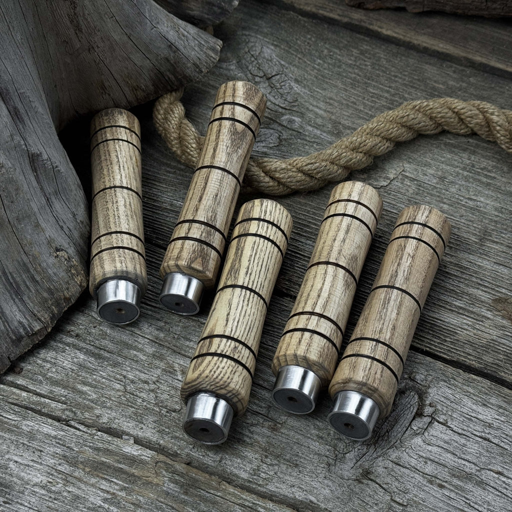 5-Piece Ash Wood Handle Set