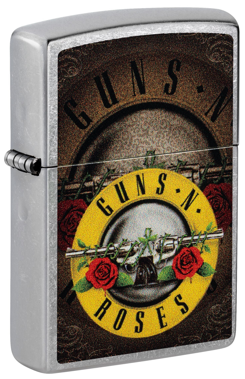 Zippo Guns N' Roses Bullet Logo, Street Chrome Lighter #47226