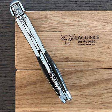 Handcrafted Sommelier DeLuxe No 9 Waiter's Corkscrew with Solid Horn Handle by Laguiole en Aubrac