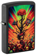 Zippo Abstract Zombie, Black Matte Lighter #48956