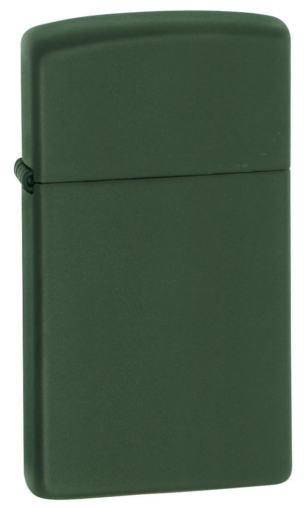 Zippo Slim Green Matte Lighter #1627
