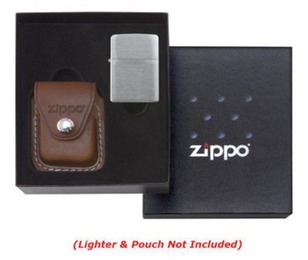 Zippo Gift Box, w/ Empty Slots, For A Windproof & Pouch #LPGSE