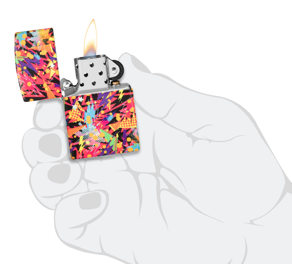 Zippo Retro 540°, Glow-in-the-Dark Lighter #46008
