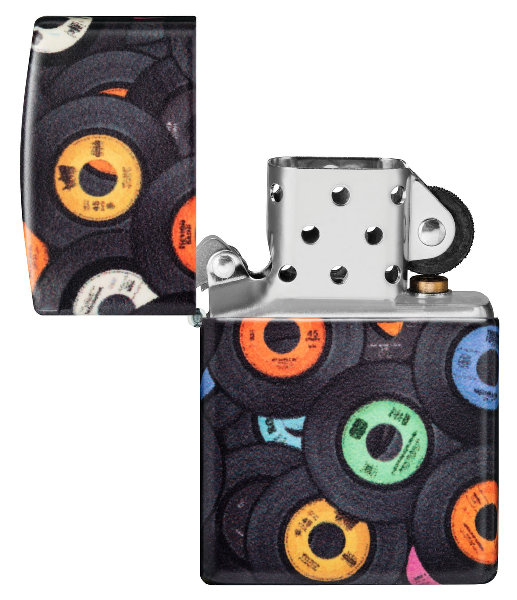 Zippo Vinyl Disc Nostalgia Matte, 540° Color Lighter #48770