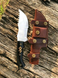Custom handmade d2 steel tracker knife