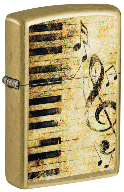 Zippo Nothing but Treble, Street Brass Lighter #46712