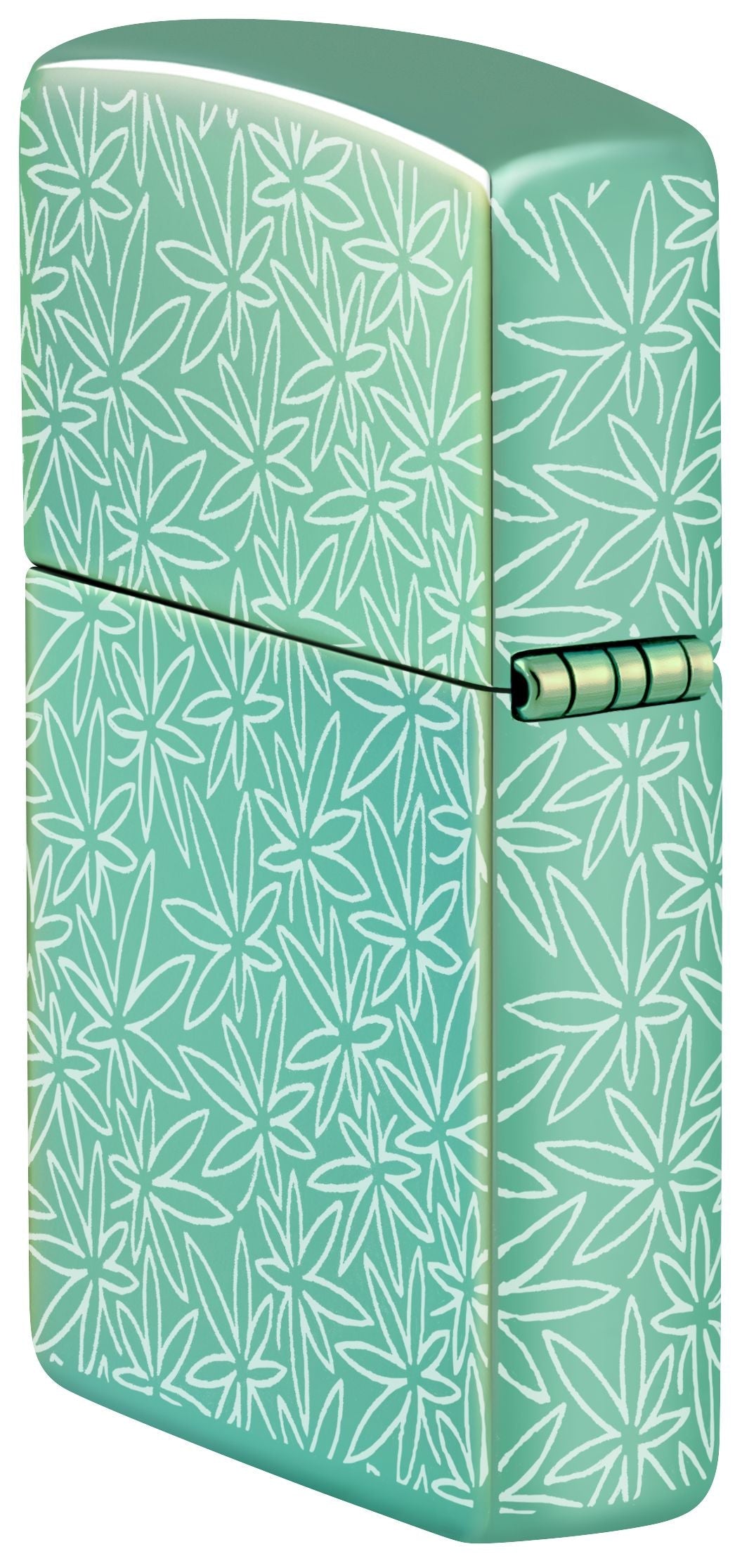 Zippo Cannabis 360°, High Polish Green Lighter #46294