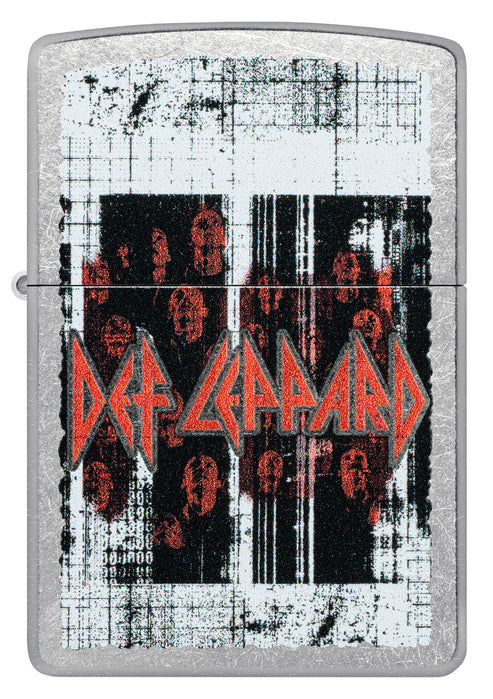 Zippo Def Leppard Logo, Street Chrome Lighter #46742