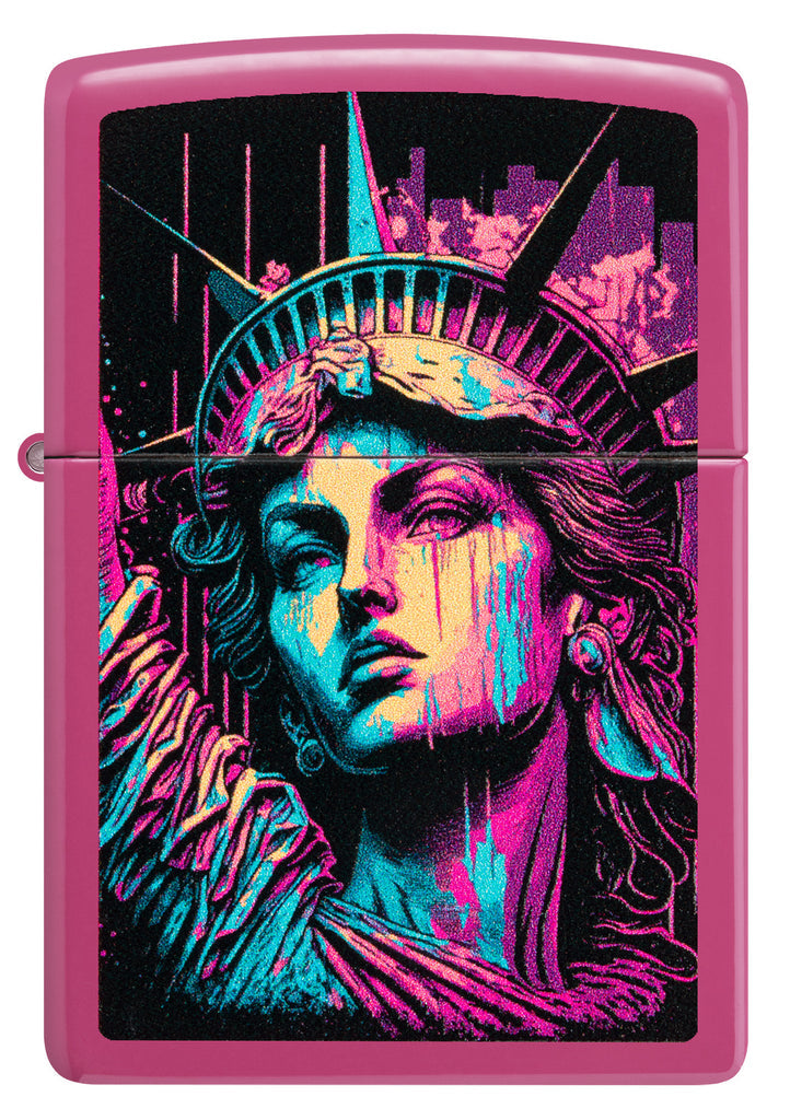 Zippo American Lady Statue of Liberty, Frequency Lighter #48916