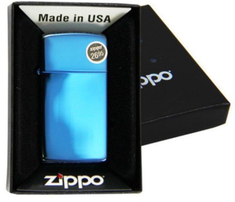 Zippo Slim Sapphire, Iridescent Lighter #20494