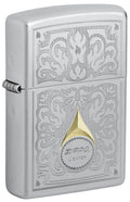 Zippo Filigree, Satin Chrome Lighter #47009