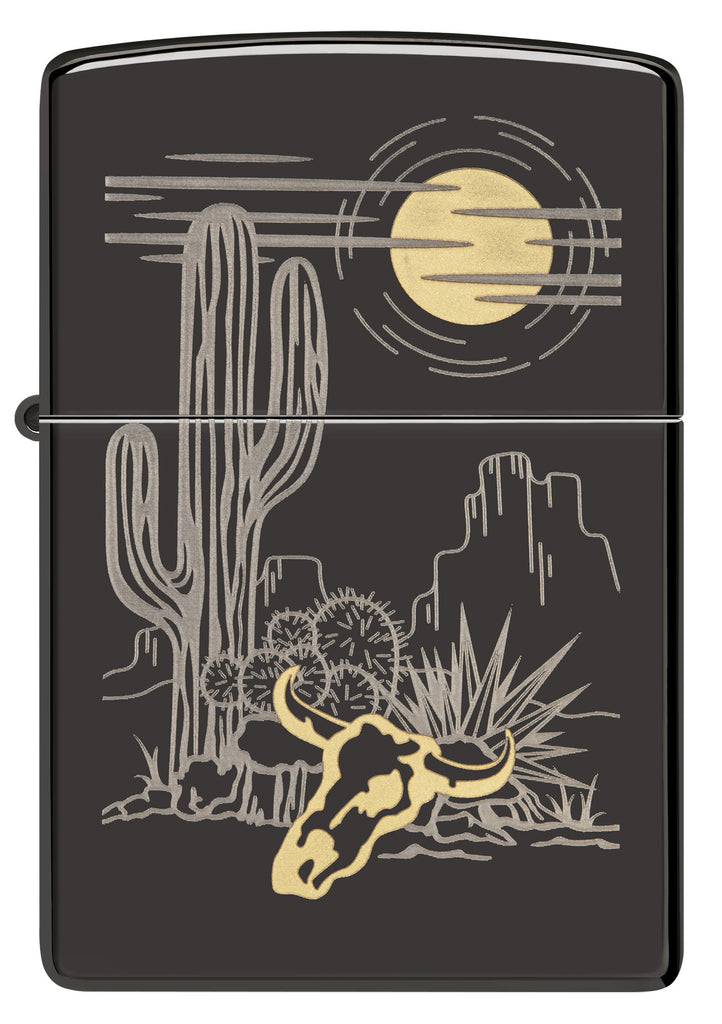 Zippo Western, High Polish Black Lighter #48968
