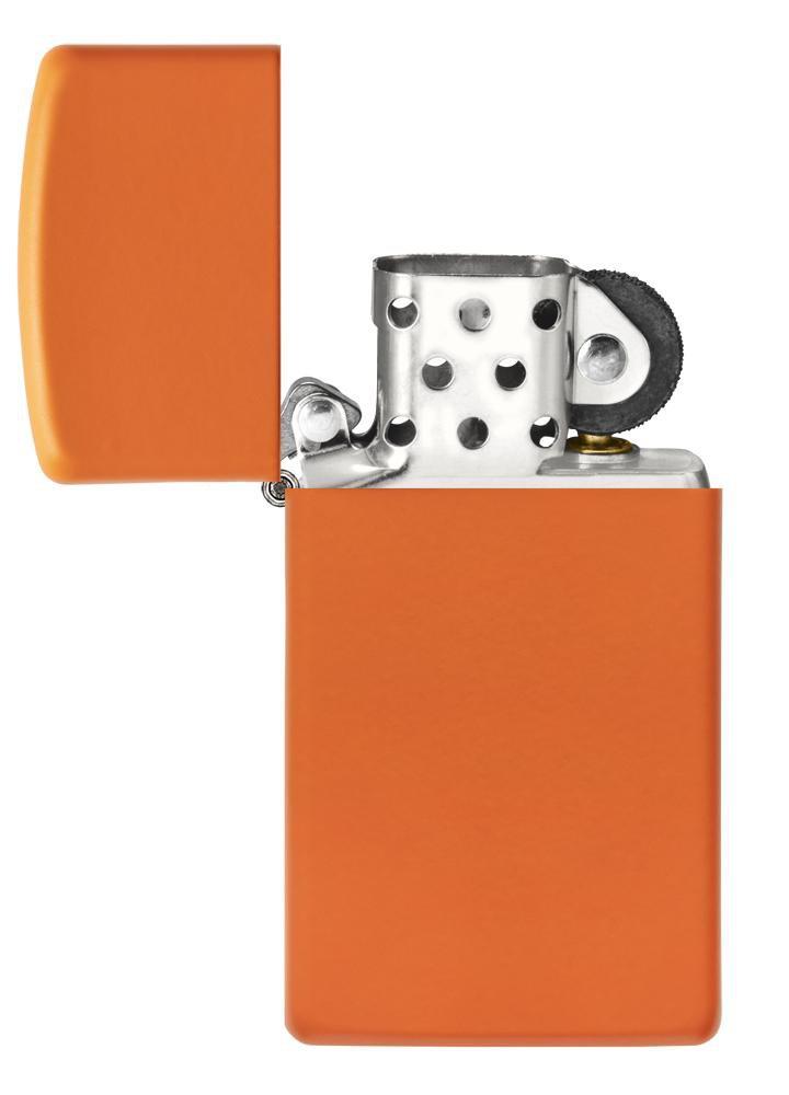 Zippo Slim Orange Matte Lighter #1631
