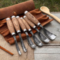 6-Piece Long Bent Gouge Set