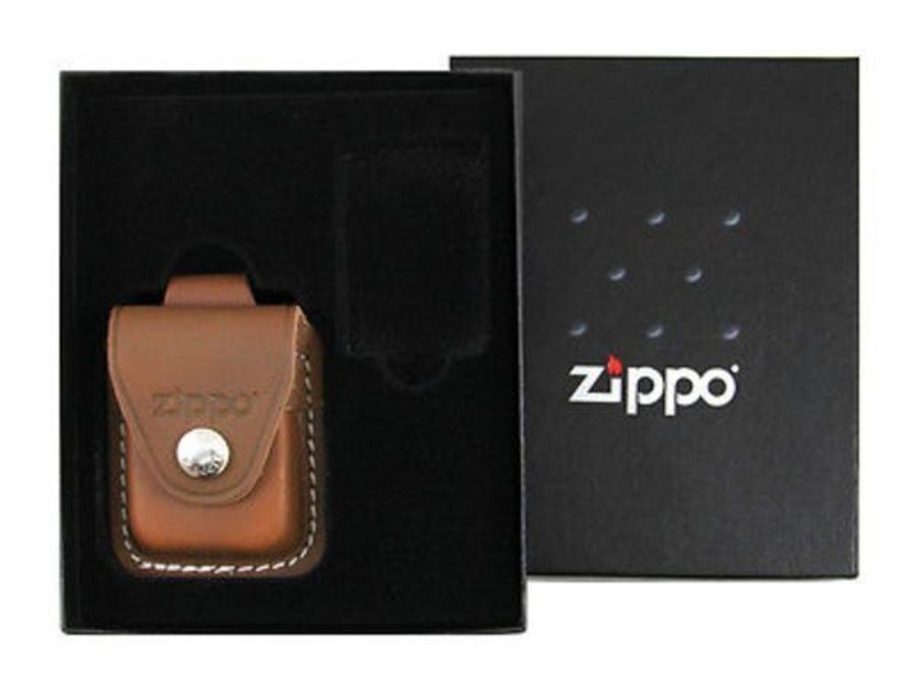 Zippo Belt Loop Leather Pouch Gift Set for #LPGS-LPLB