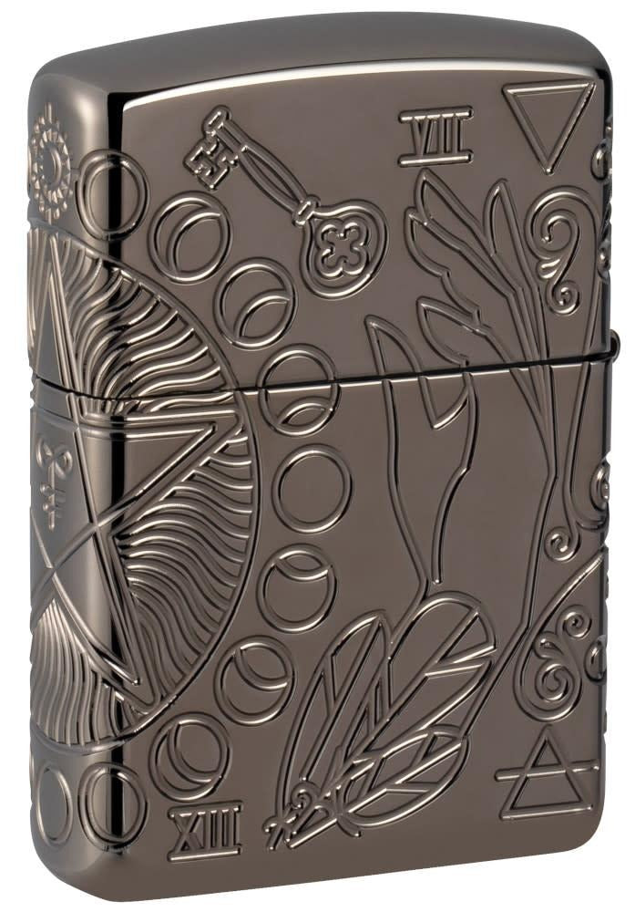 Zippo Armor 360° MultiCut Wicca, Black Ice Lighter #49689