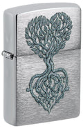 Zippo Love, Brushed Chrome Lighter #46232