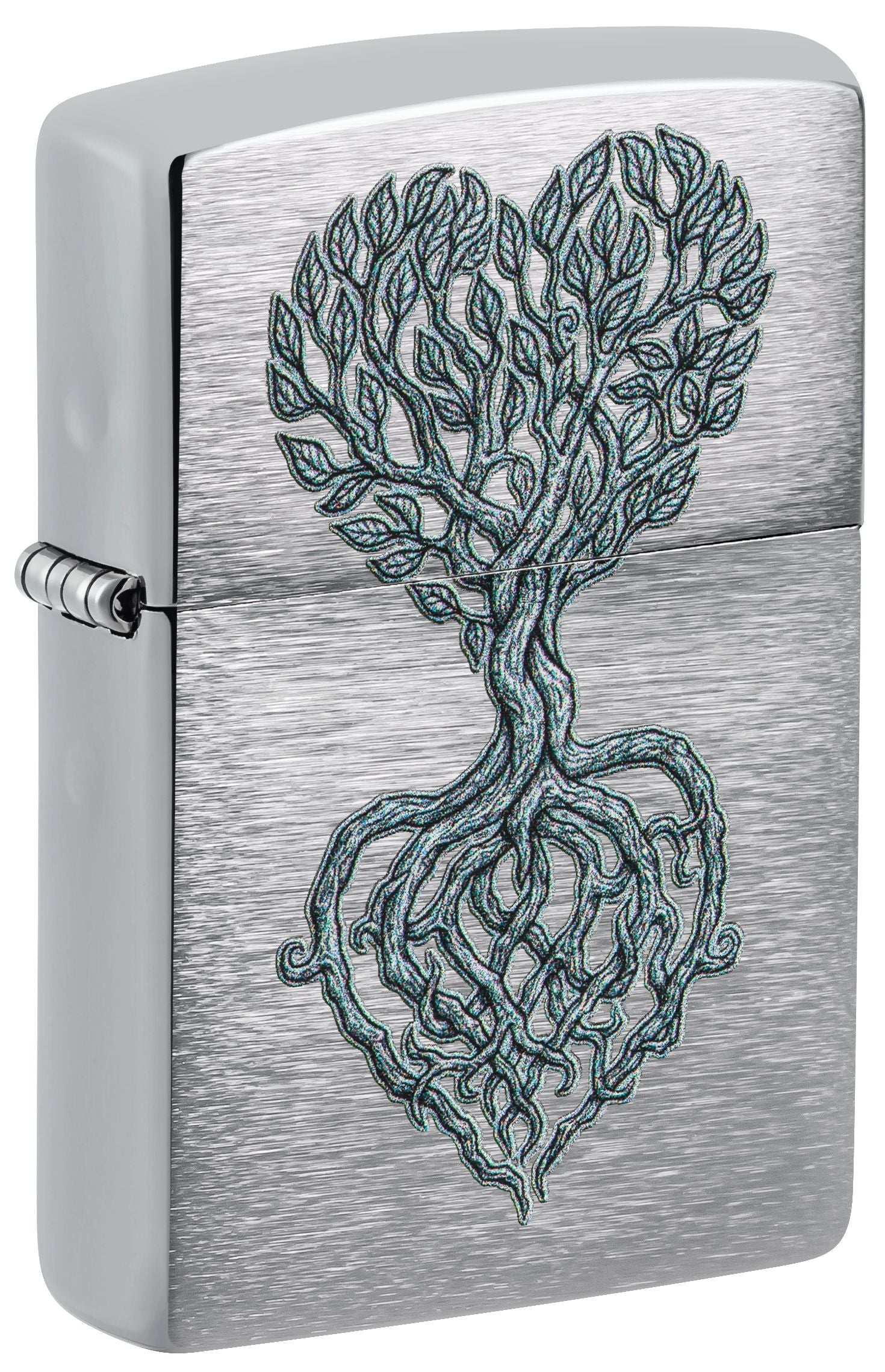 Zippo Love, Brushed Chrome Lighter #46232
