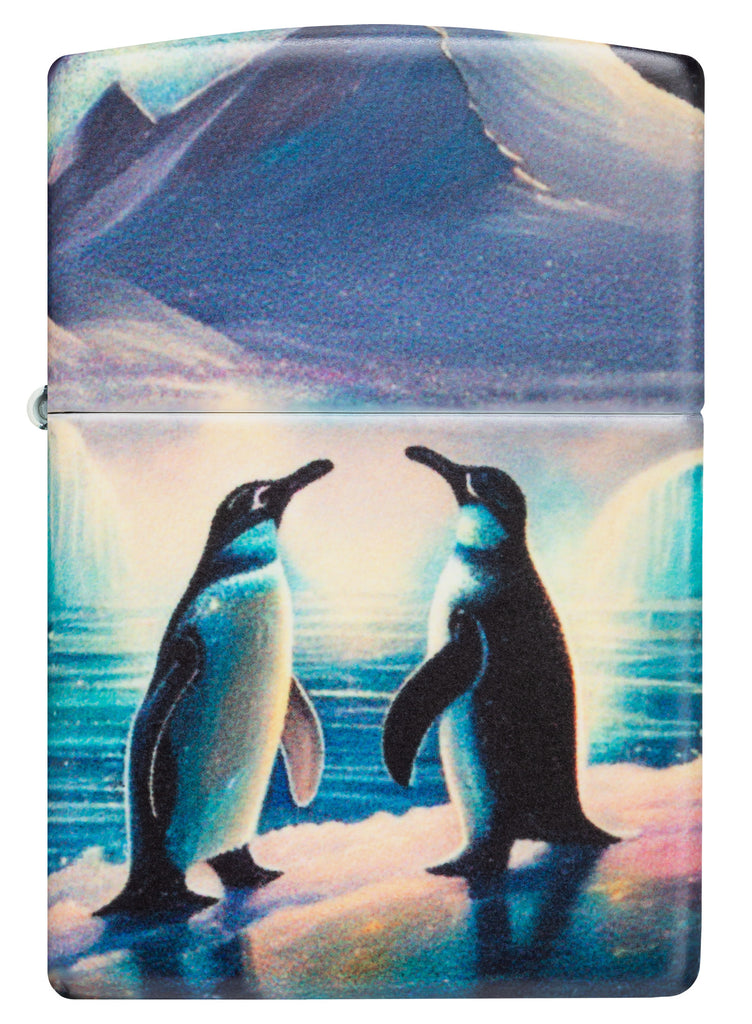 Zippo Penguin Glow-in-the-Dark, 540° Color Lighter #46014