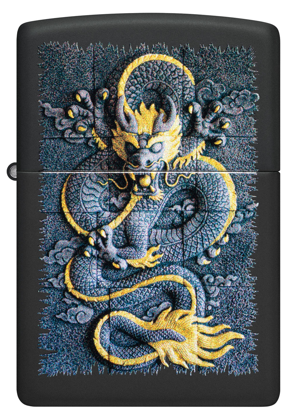 Zippo Asian Dragon Artwork, Black Matte Lighter #47181