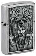 Zippo Viking Hunter, Street Chrome Lighter #48731