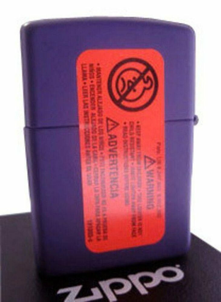 Zippo Classic Purple Matte with Logo, Lighter #237ZL