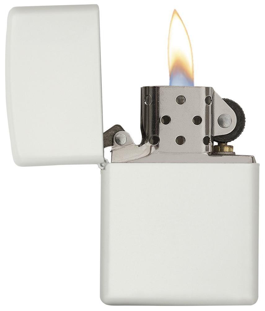 Zippo Classic White Matte Lighter #214