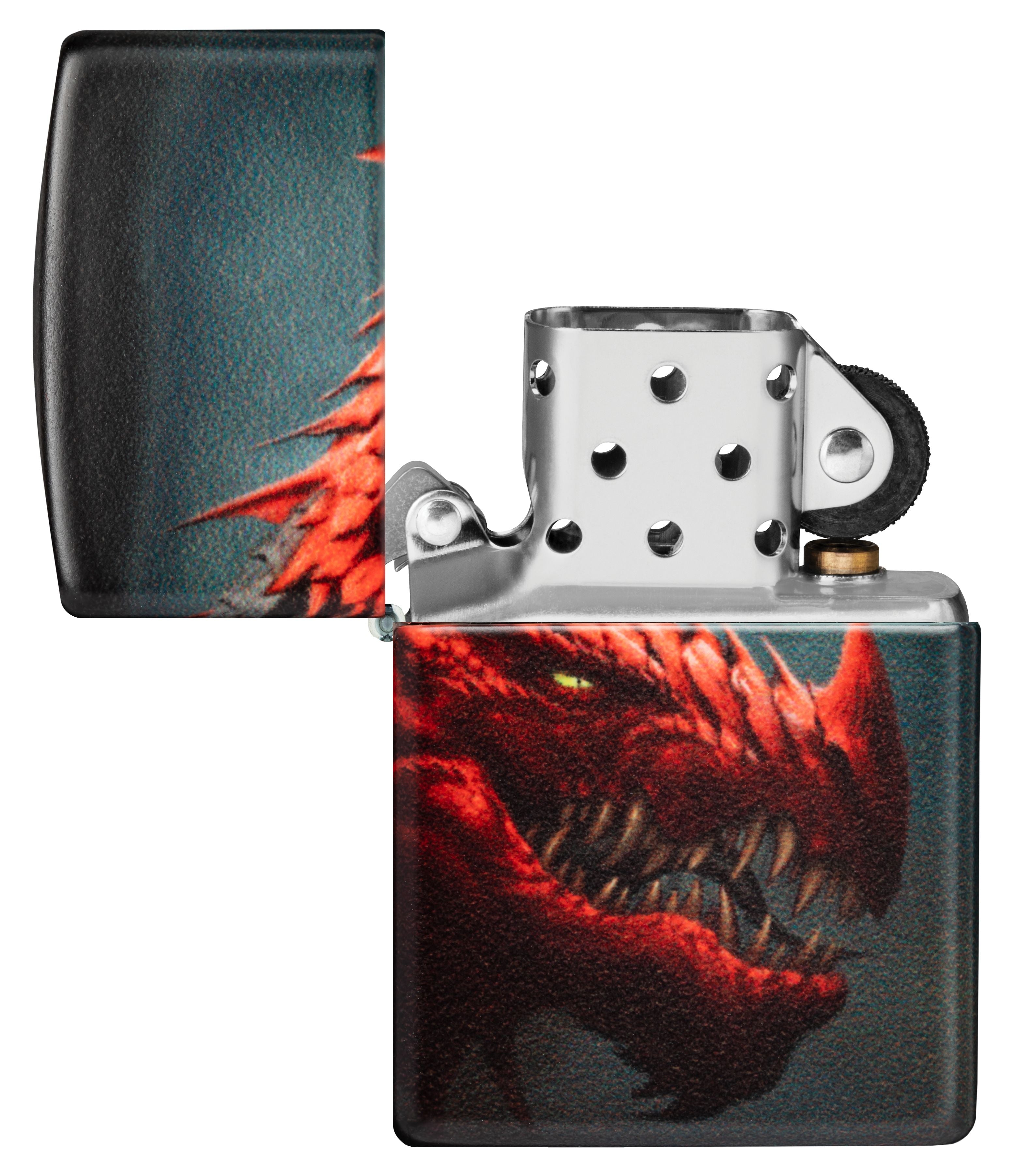 Zippo Ancient Red Dragon Color, 540° Matte Lighter #48777