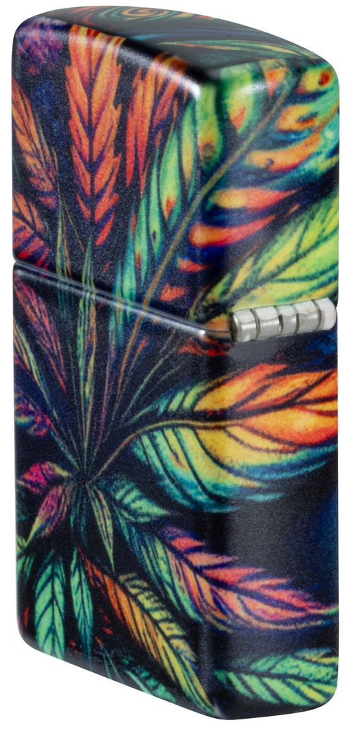 Zippo Cannabis Camo, 540° Matte Lighter #46594
