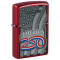 Zippo America 250, Candy Apple Red Collectible Lighter #47290