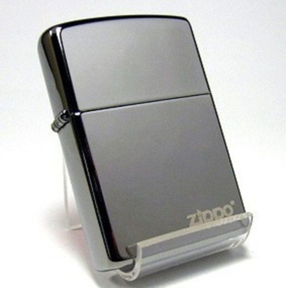 Zippo Classic Black Ice with Logo, Lighter #150ZL