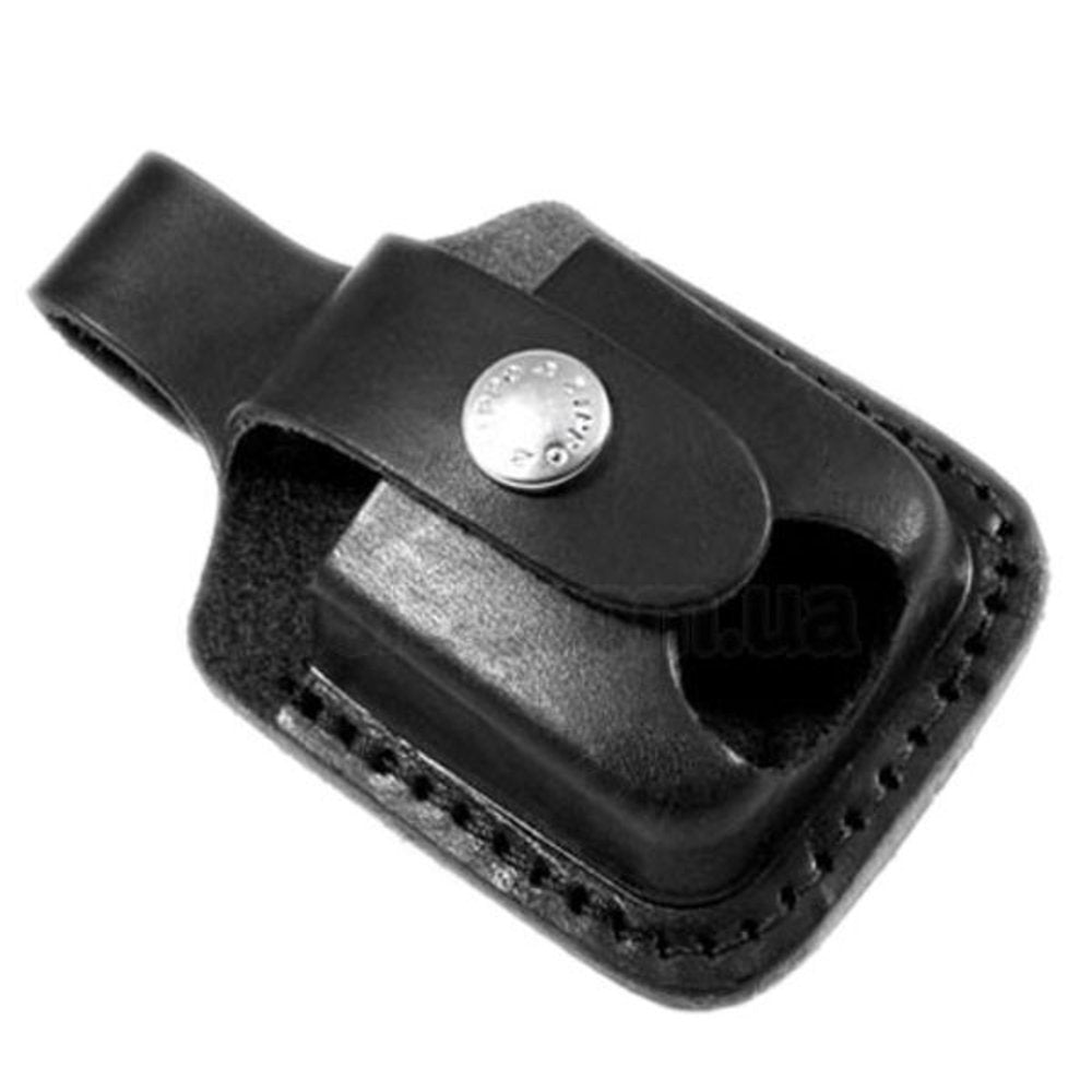 Zippo Leather Pouch w/Belt Loop & Thumb Notch For Windproof #LPTBK