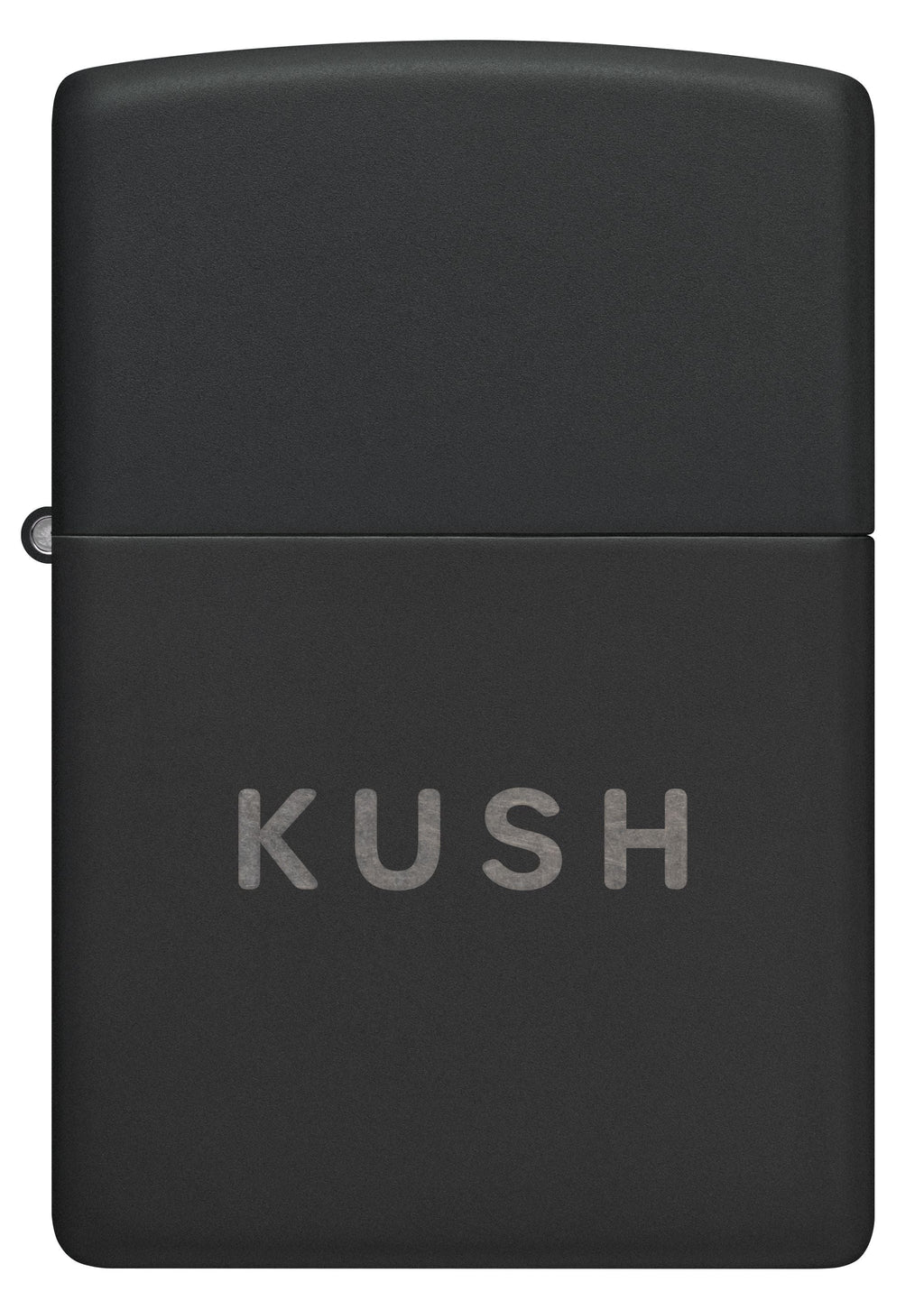 Zippo KUSH Logo, Black Matte Lighter #47215