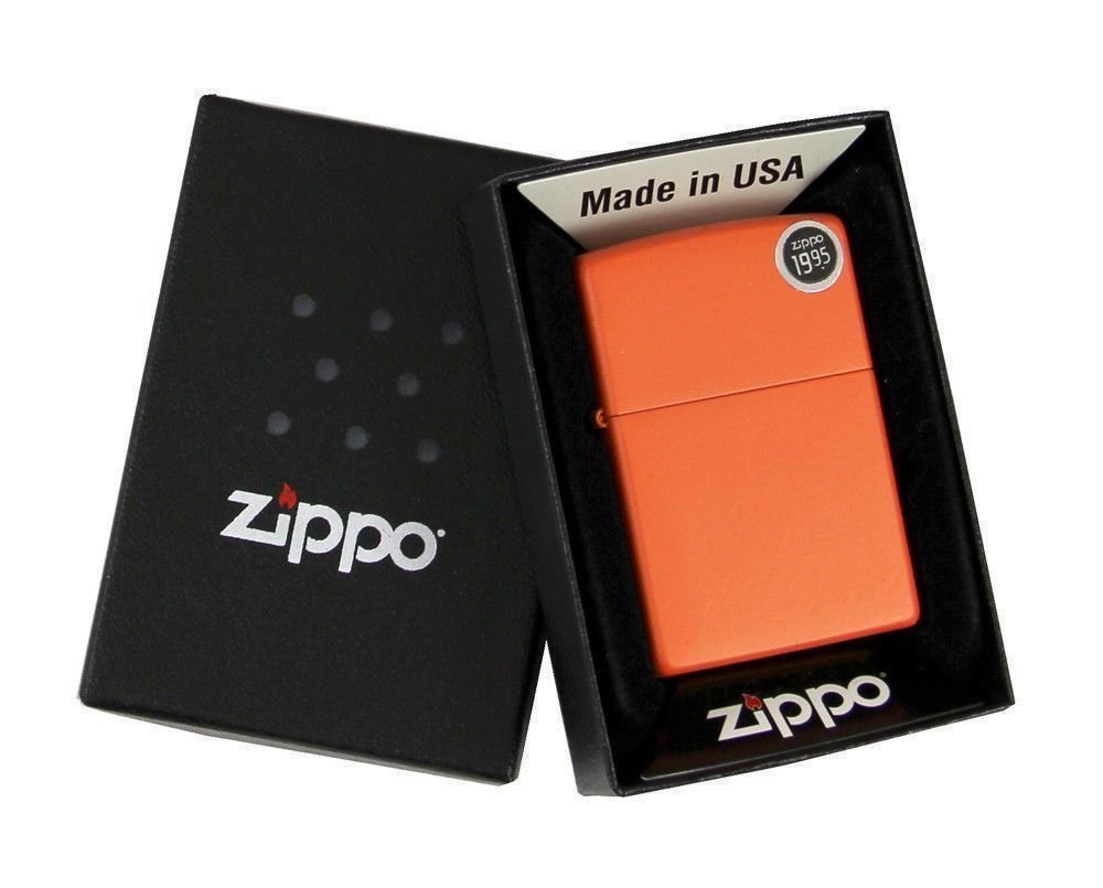 Zippo Classic Orange Matte Lighter #231