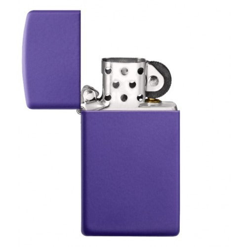 Zippo Slim Purple Matte Lighter #1637