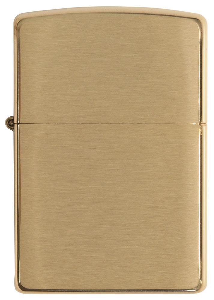 Zippo Classic Brushed Brass Lighter #204B