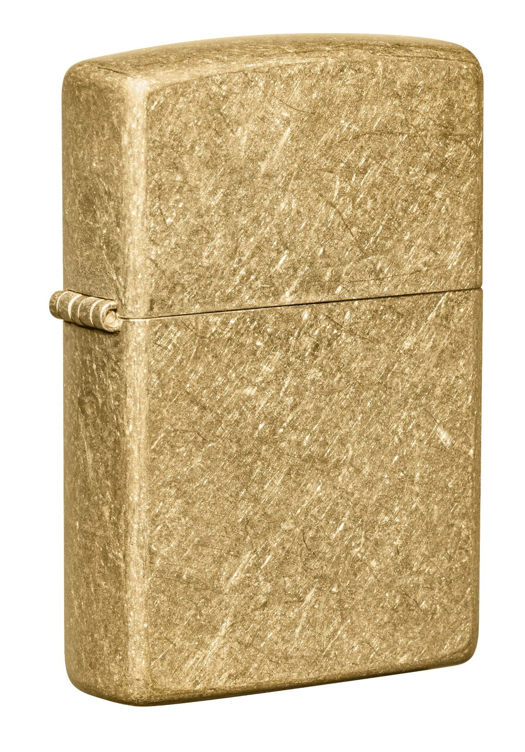 Zippo Classic Tumbled Brass Lighter #49477