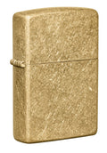 Zippo Classic Tumbled Brass Lighter #49477
