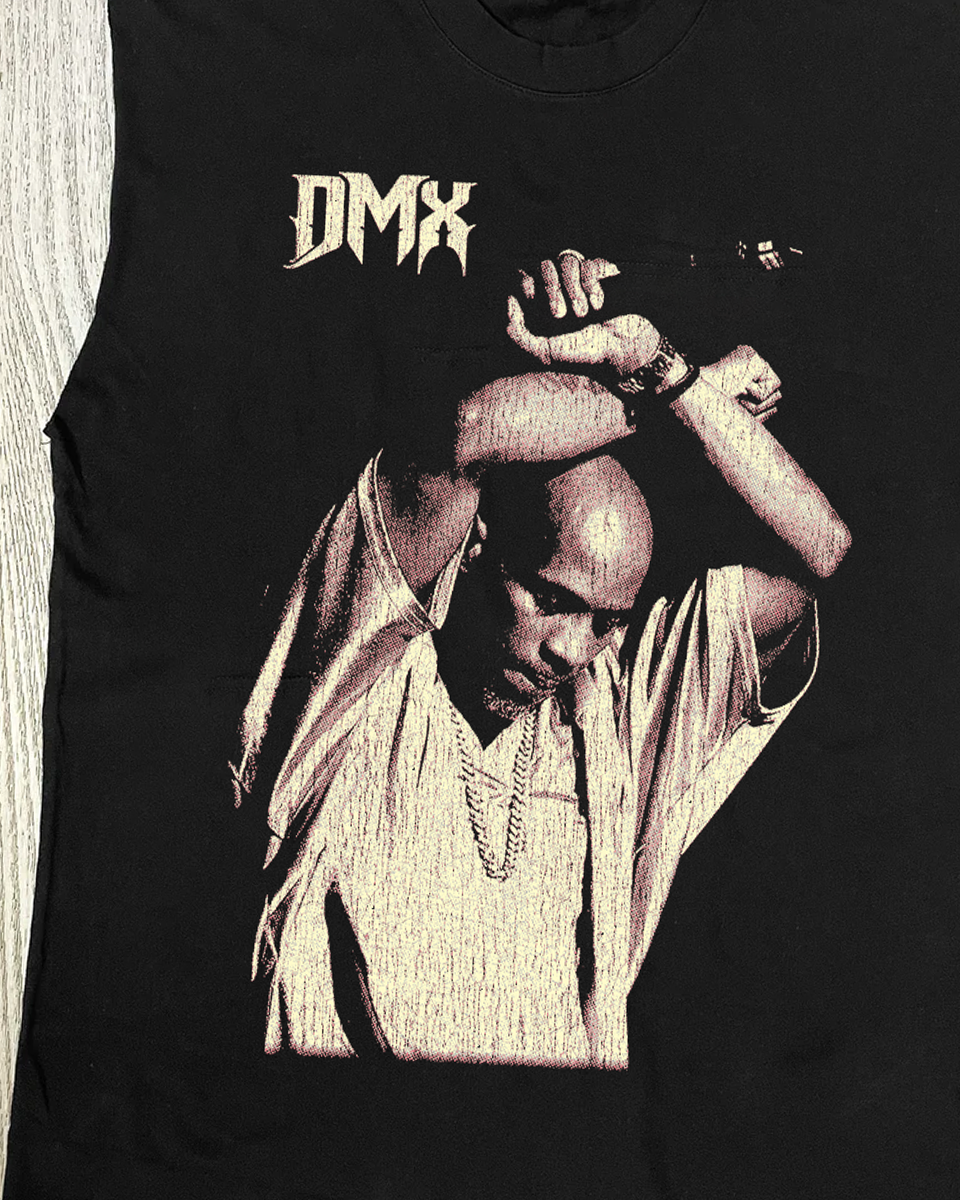 03 Dmx Cut-Off Black Shirt