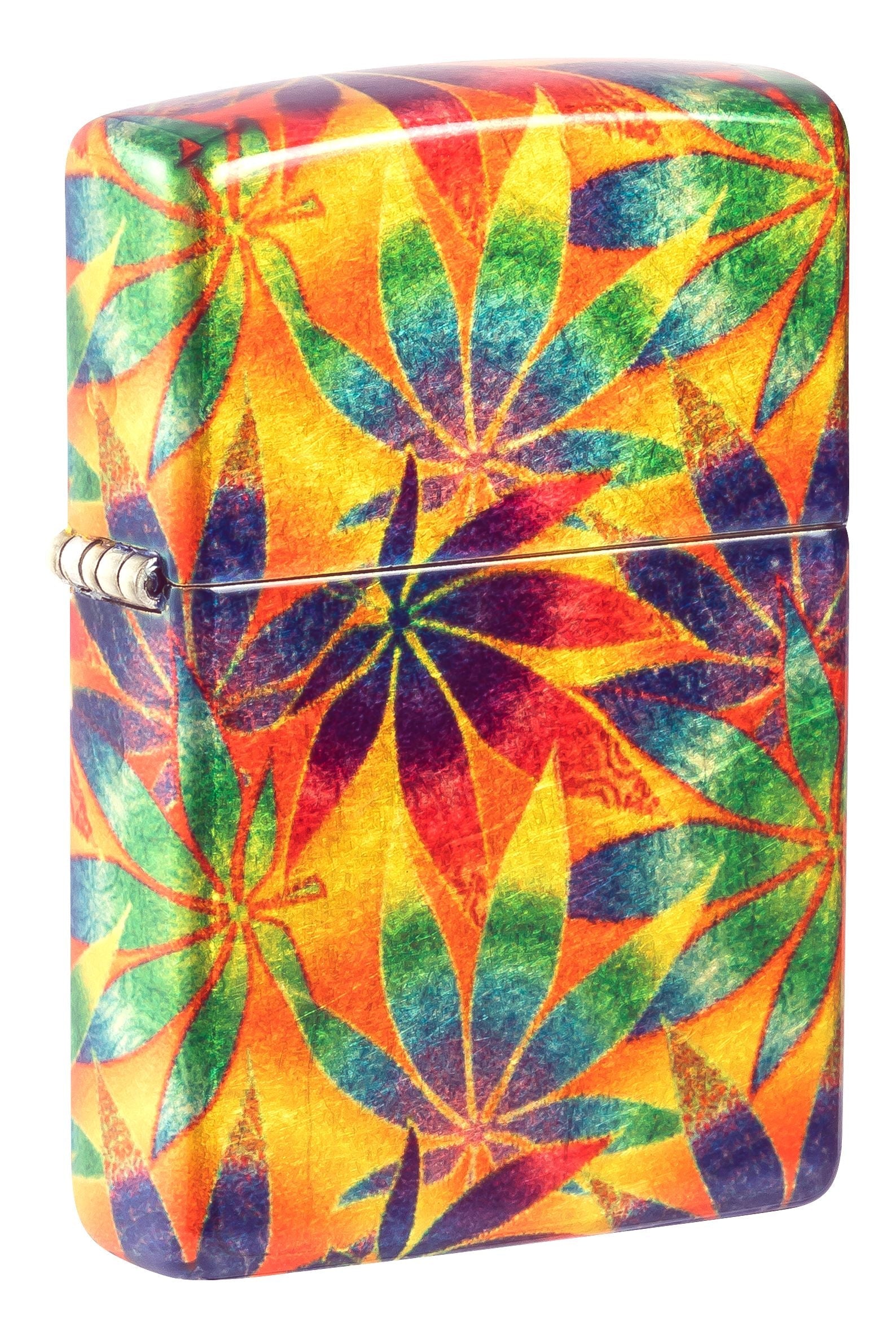Zippo Cannabis Tumbled Brass, 540° Fusion Lighter #48776